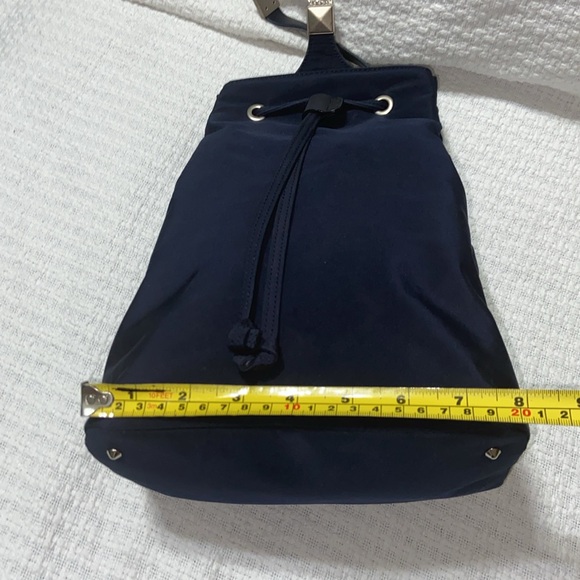 RARE Like new Vintage Gianni Versace sling nylon leather & chain backpack main image 15